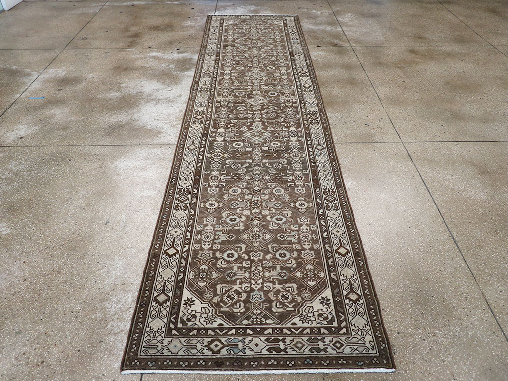Vintage Persian Malayer Runner, No.32766 - Gsblank