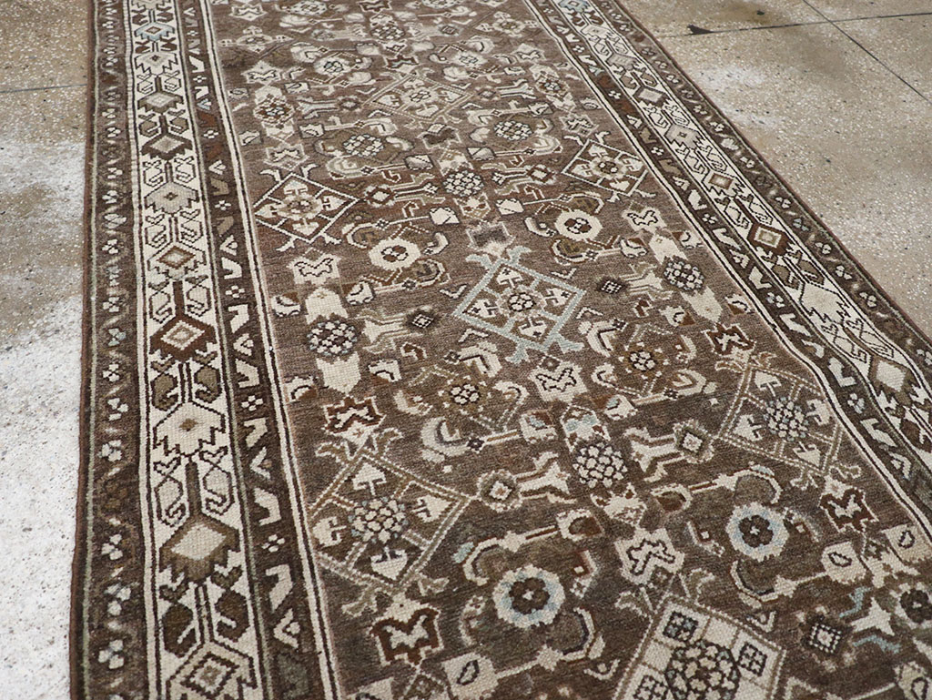 Vintage Persian Malayer Runner, No.32766 - Gsblank