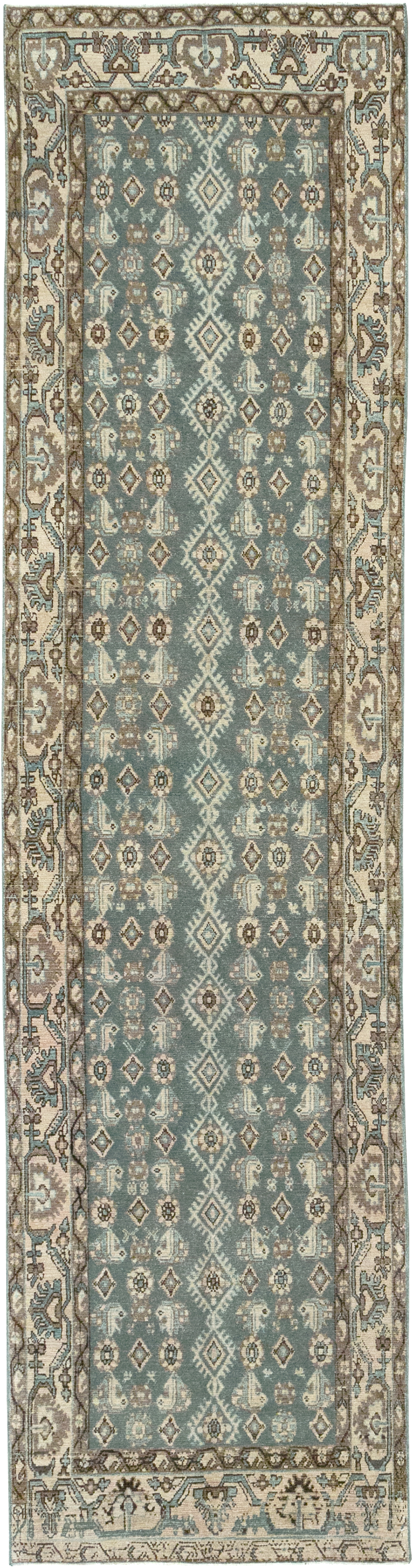 Vintage Persian Malayer Runner, No.32769 - Gsblank