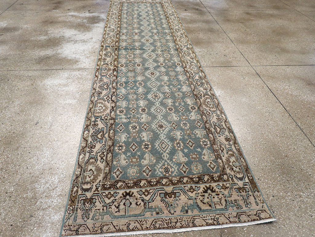 Vintage Persian Malayer Runner, No.32769 - Gsblank