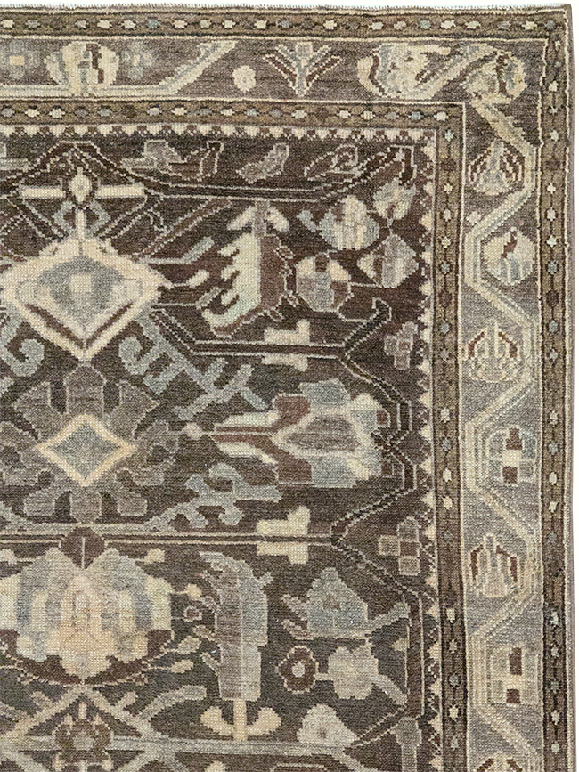 Vintage Persian Malayer Gallery Rug, No.32770 - Gsblank