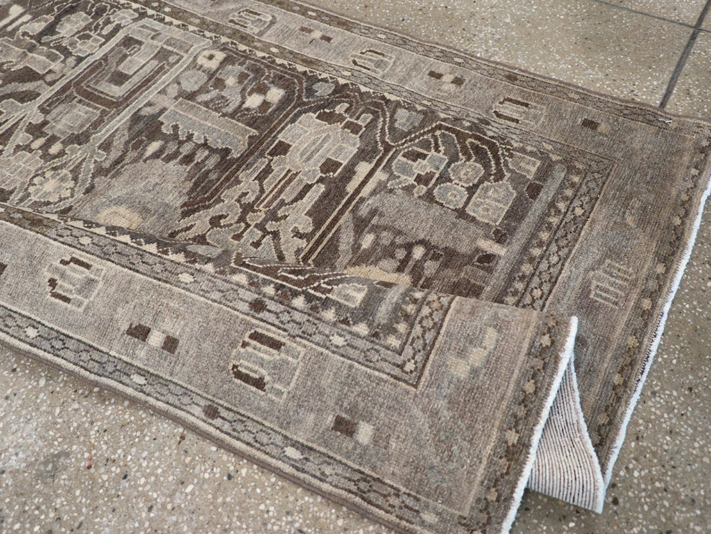 Vintage Persian Malayer Gallery Rug, No.32770 - Gsblank