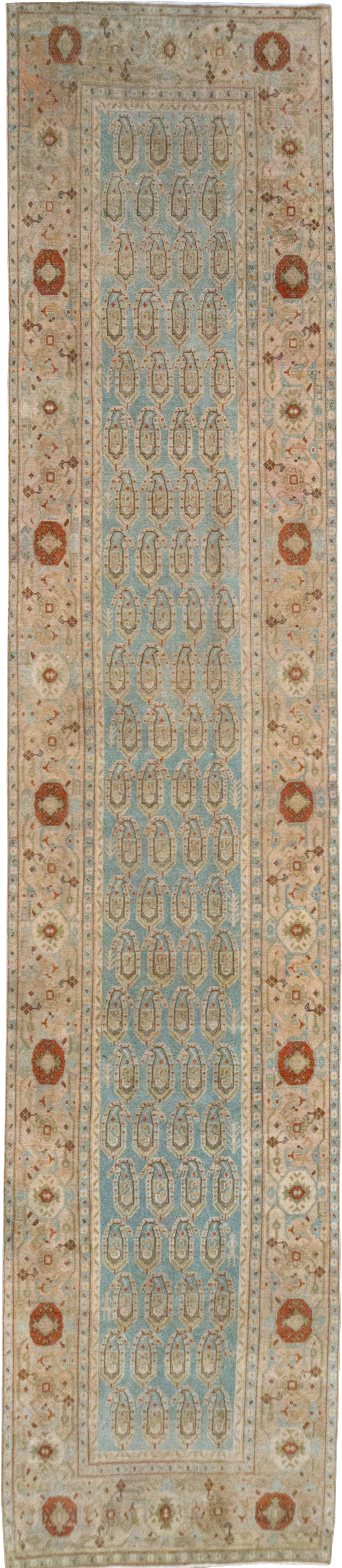 Vintage Persian Malayer Long Runner, No.32771 - Gsblank
