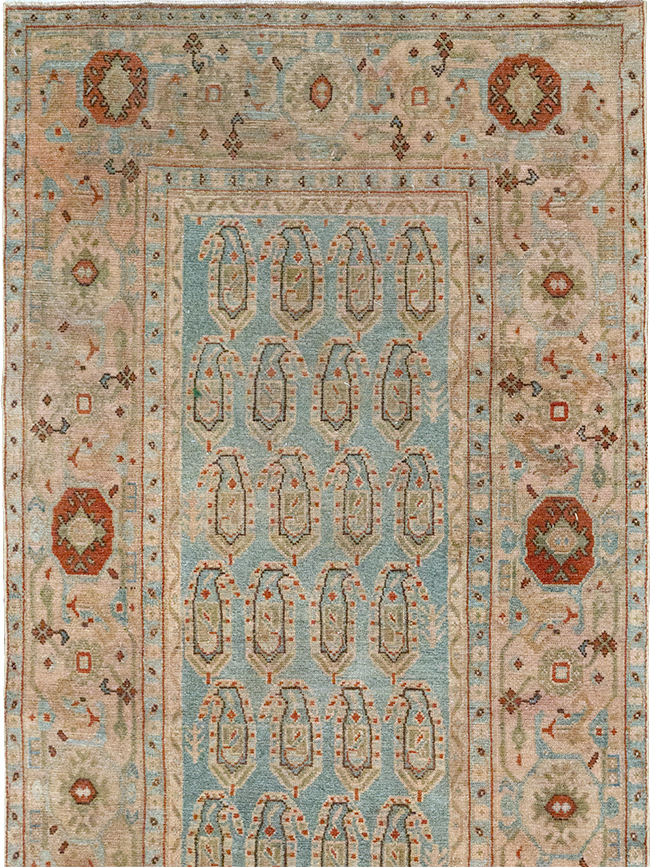 Vintage Persian Malayer Long Runner, No.32771 - Gsblank