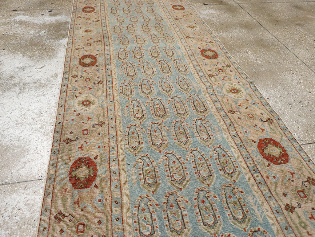Vintage Persian Malayer Long Runner, No.32771 - Gsblank