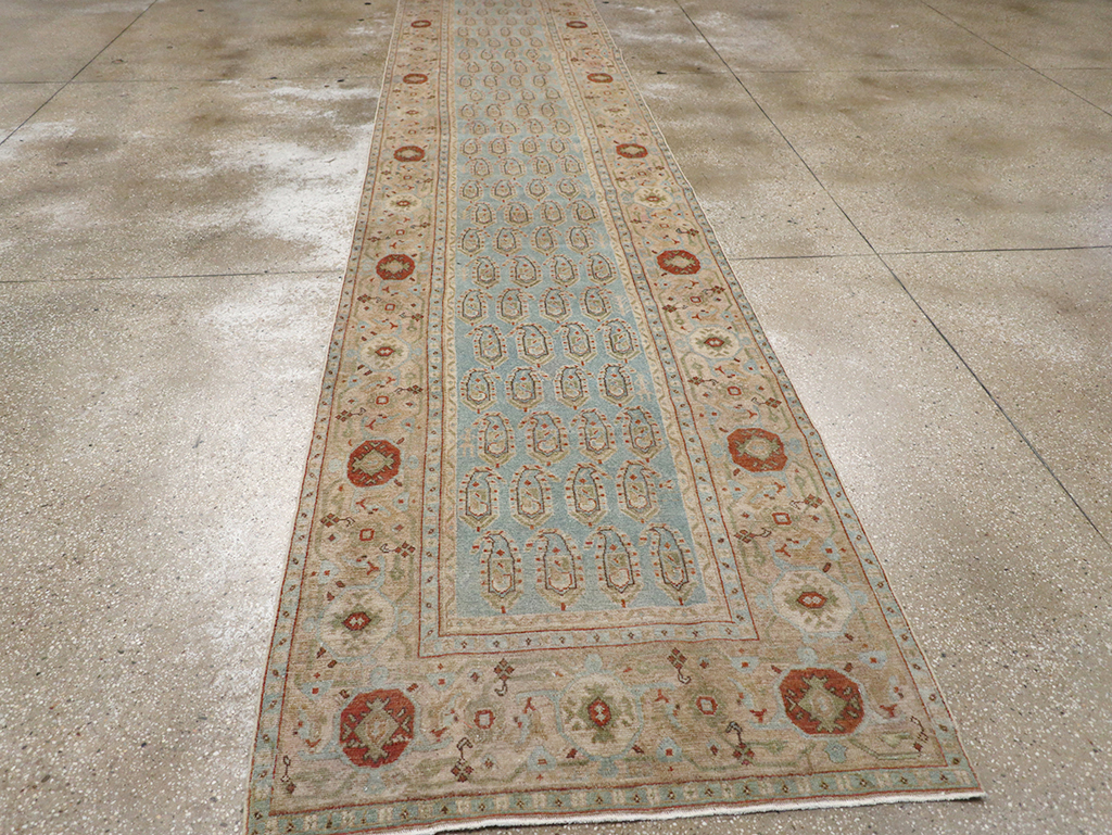 Vintage Persian Malayer Long Runner, No.32771 - Gsblank