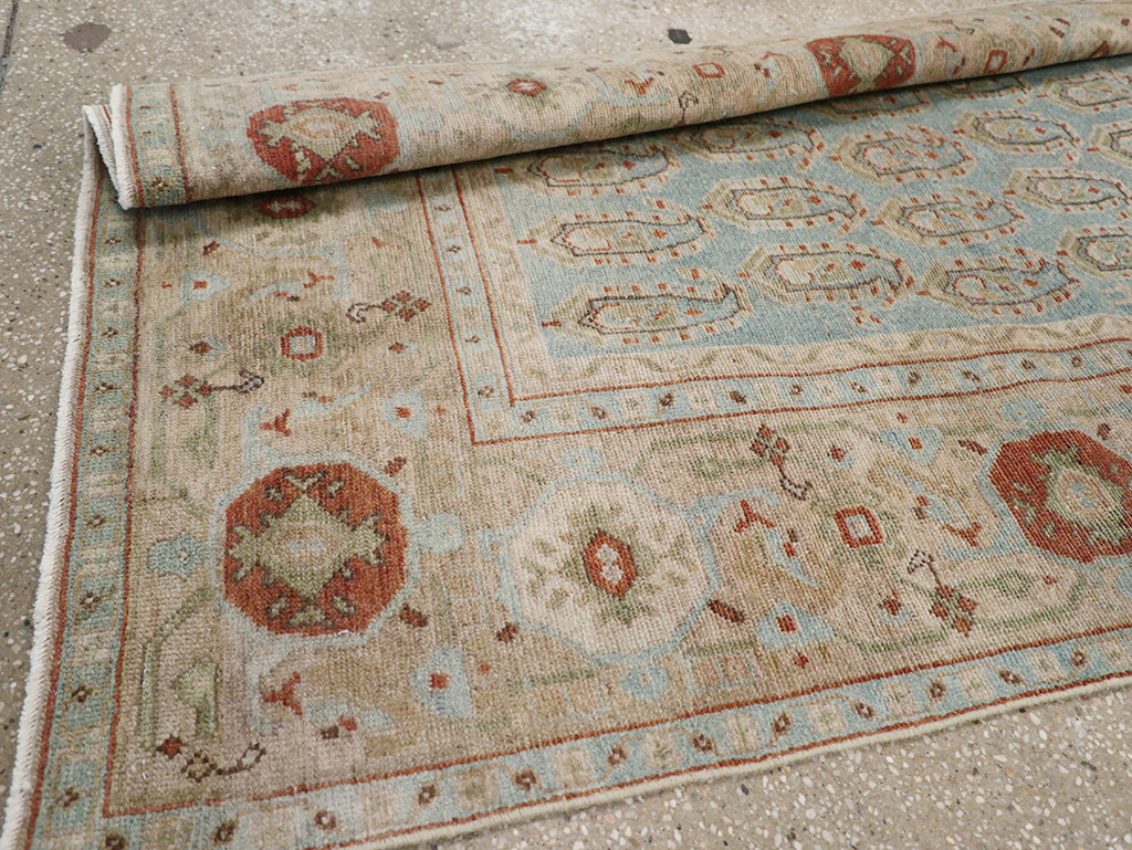Vintage Persian Malayer Long Runner, No.32771 - Gsblank