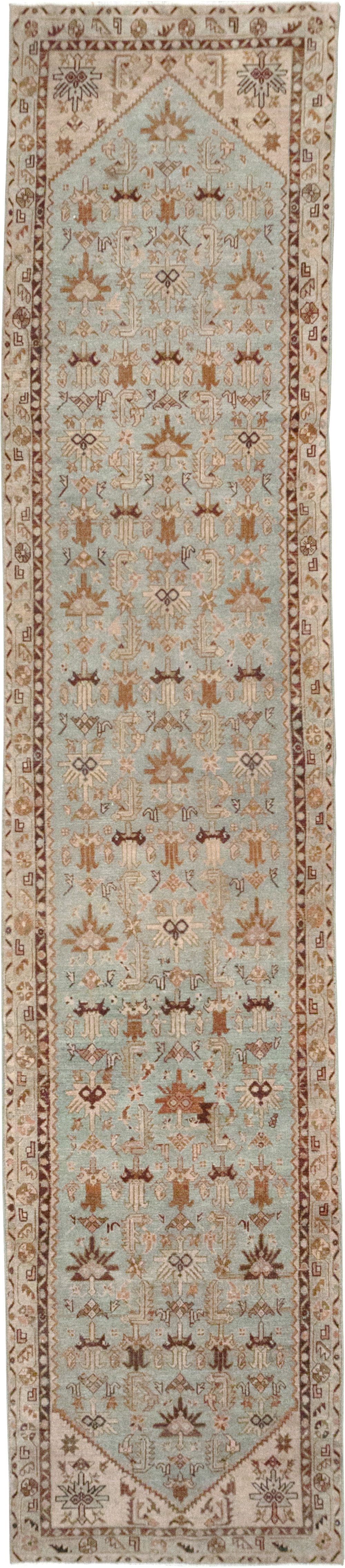 Vintage Persian Malayer Long Runner, No.32772 - Gsblank