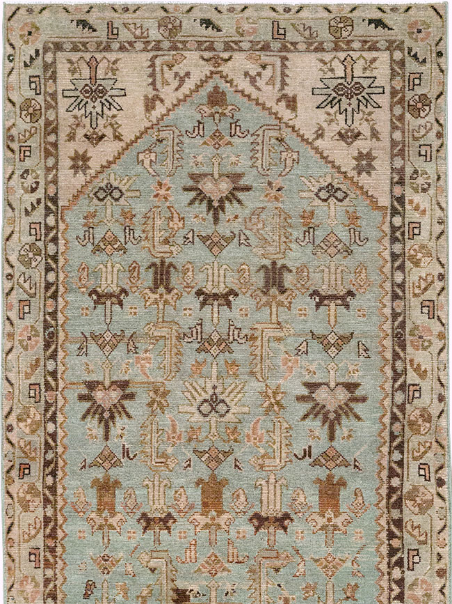 Vintage Persian Malayer Long Runner, No.32772 - Gsblank