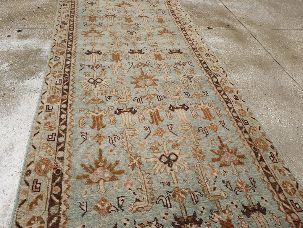 Vintage Persian Malayer Long Runner, No.32772 - Gsblank