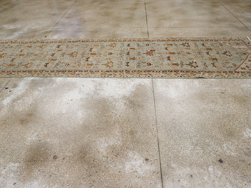 Vintage Persian Malayer Long Runner, No.32772 - Gsblank