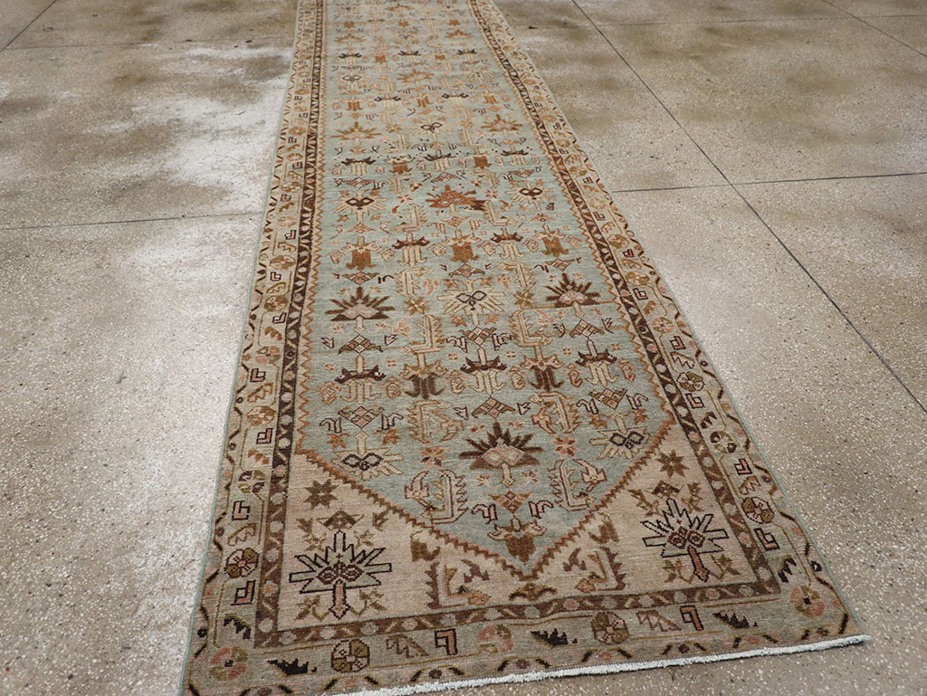Vintage Persian Malayer Long Runner, No.32772 - Gsblank