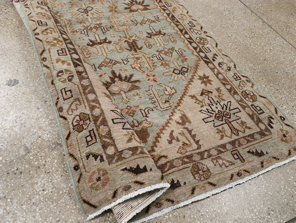 Vintage Persian Malayer Long Runner, No.32772 - Gsblank