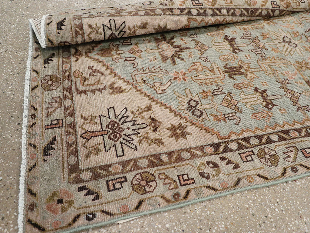 Vintage Persian Malayer Long Runner, No.32772 - Gsblank