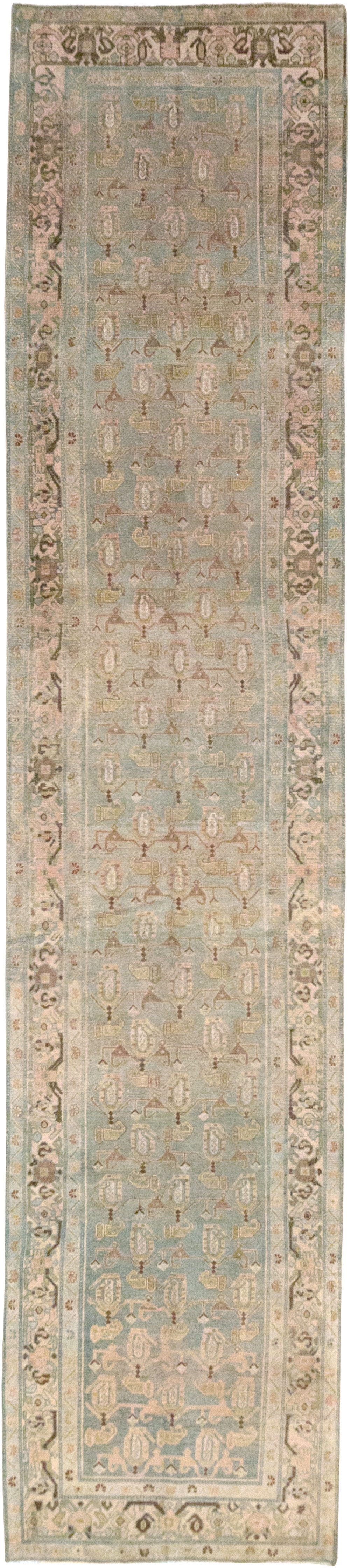 Vintage Persian Malayer Long Runner (Pair: 2 of 2), No.32773 - Gsblank