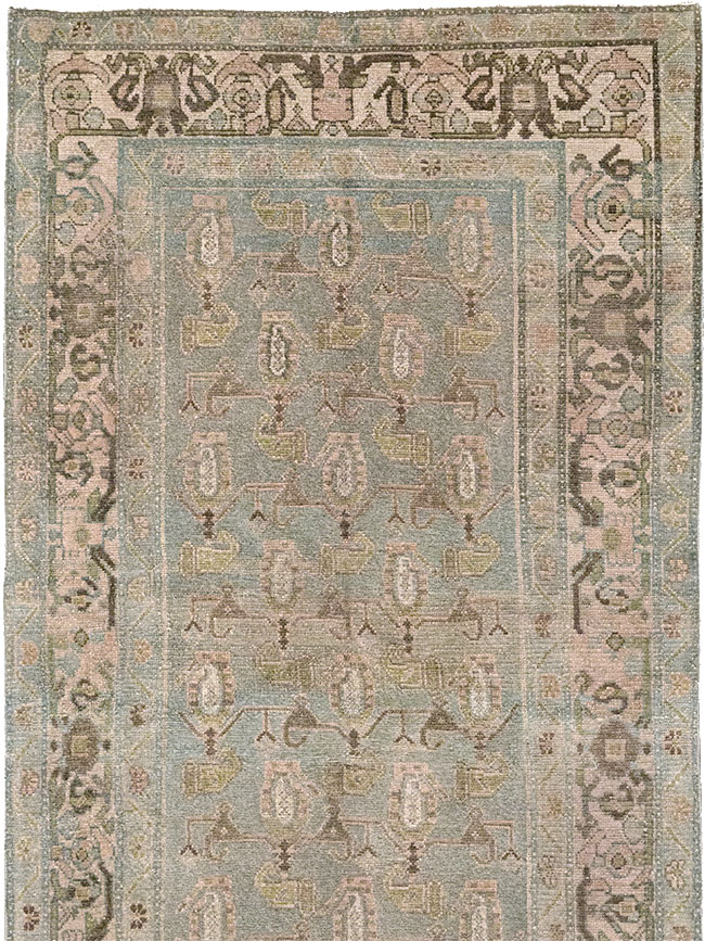 Vintage Persian Malayer Long Runner (Pair: 2 of 2), No.32773 - Gsblank