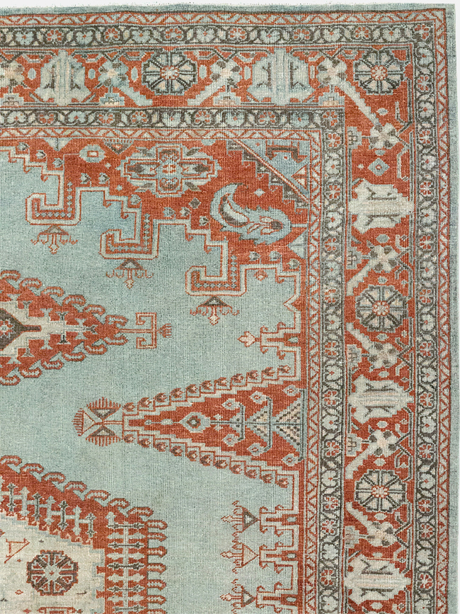 Vintage Persian Veece Accent Carpet, No.32774 - Gsblank
