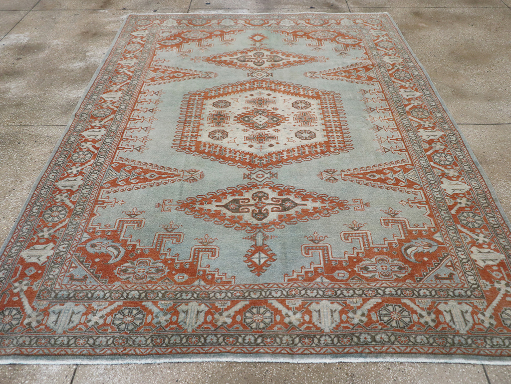 Vintage Persian Veece Accent Carpet, No.32774 - Gsblank