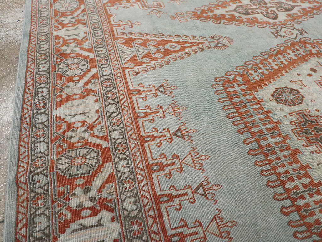 Vintage Persian Veece Accent Carpet, No.32774 - Gsblank