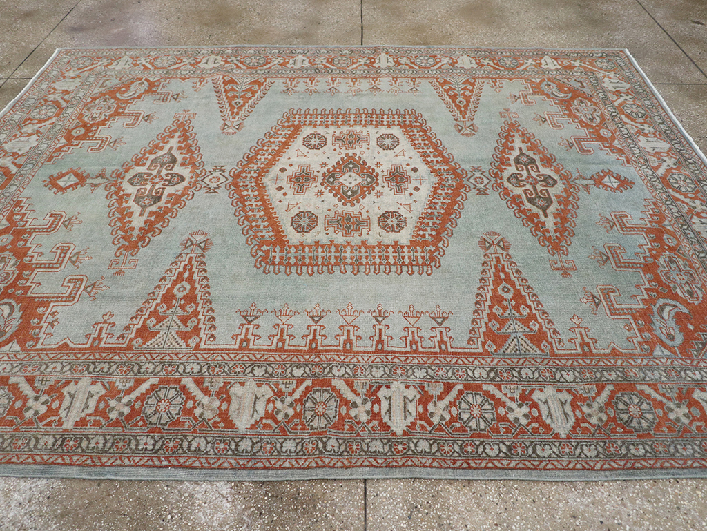 Vintage Persian Veece Accent Carpet, No.32774 - Gsblank
