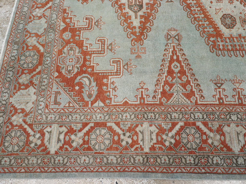 Vintage Persian Veece Accent Carpet, No.32774 - Gsblank