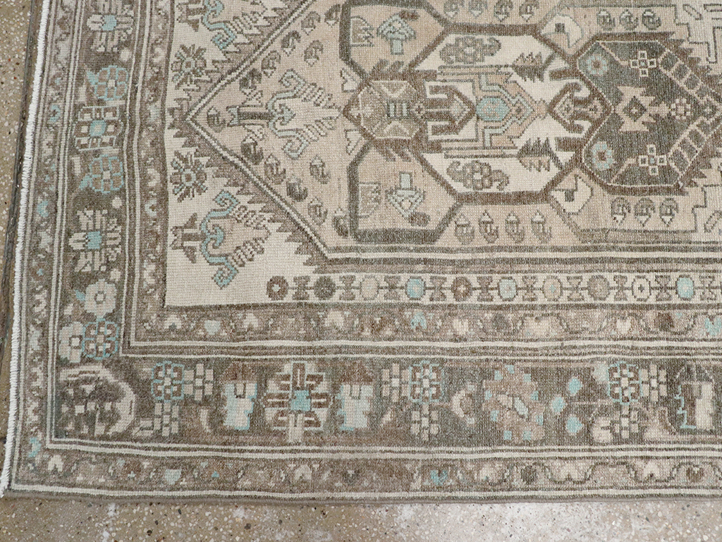 Vintage Persian Malayer Long Runner, No.32776 - Gsblank