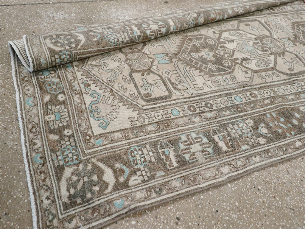 Vintage Persian Malayer Long Runner, No.32776 - Gsblank