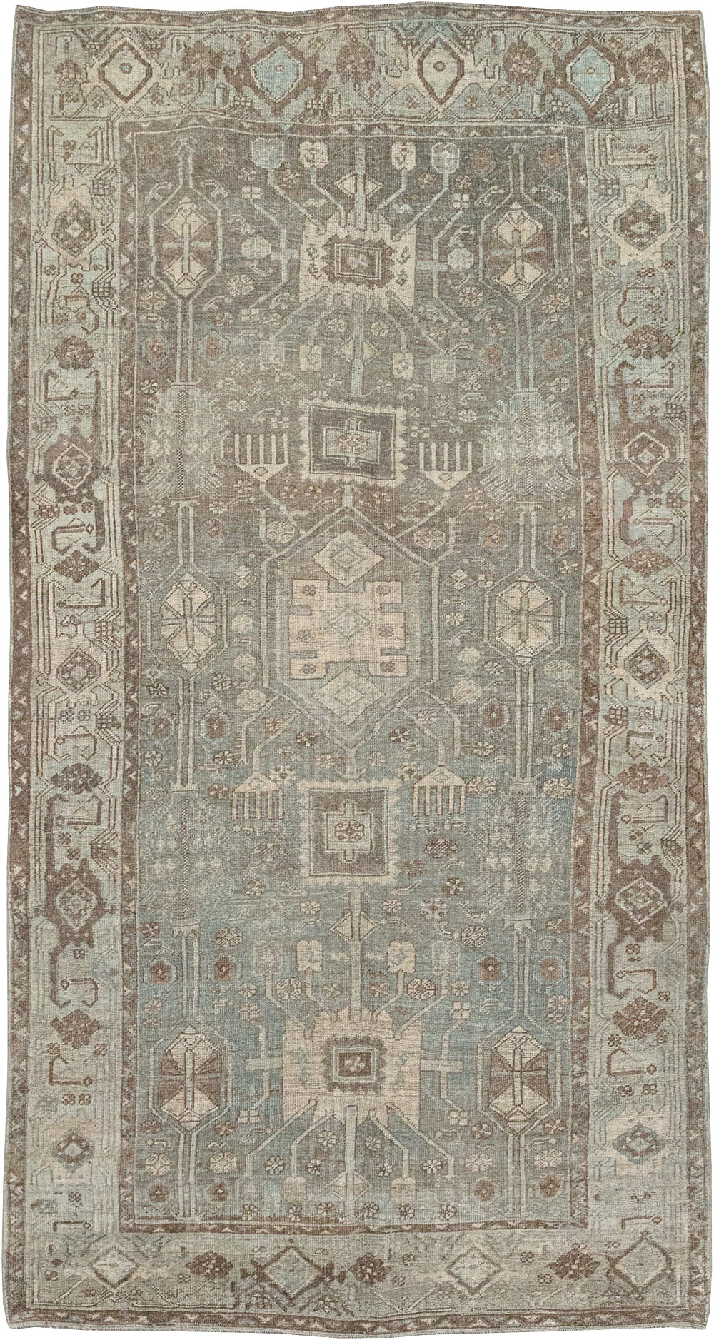 Antique Persian Kurd Bidjar Runner, No.32777 - Gsblank