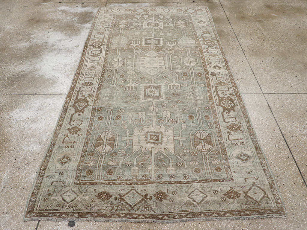 Antique Persian Kurd Bidjar Runner, No.32777 - Gsblank