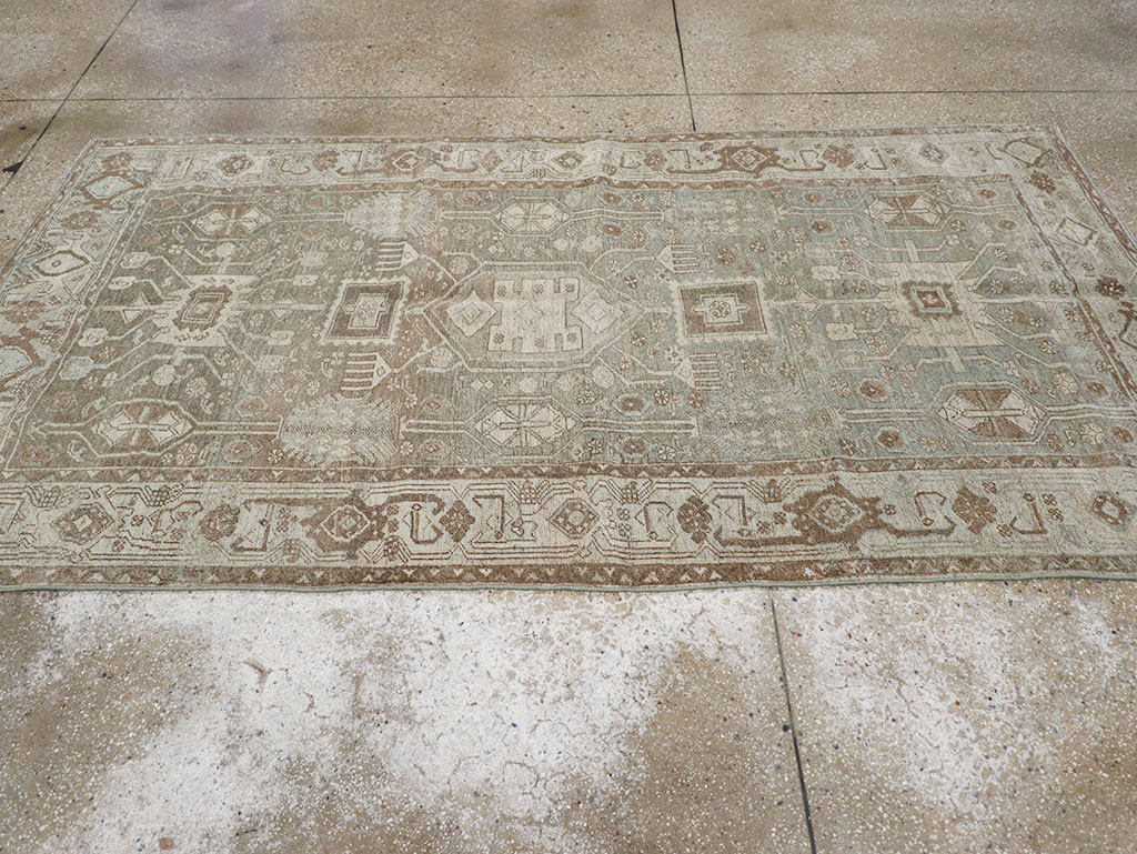 Antique Persian Kurd Bidjar Runner, No.32777 - Gsblank