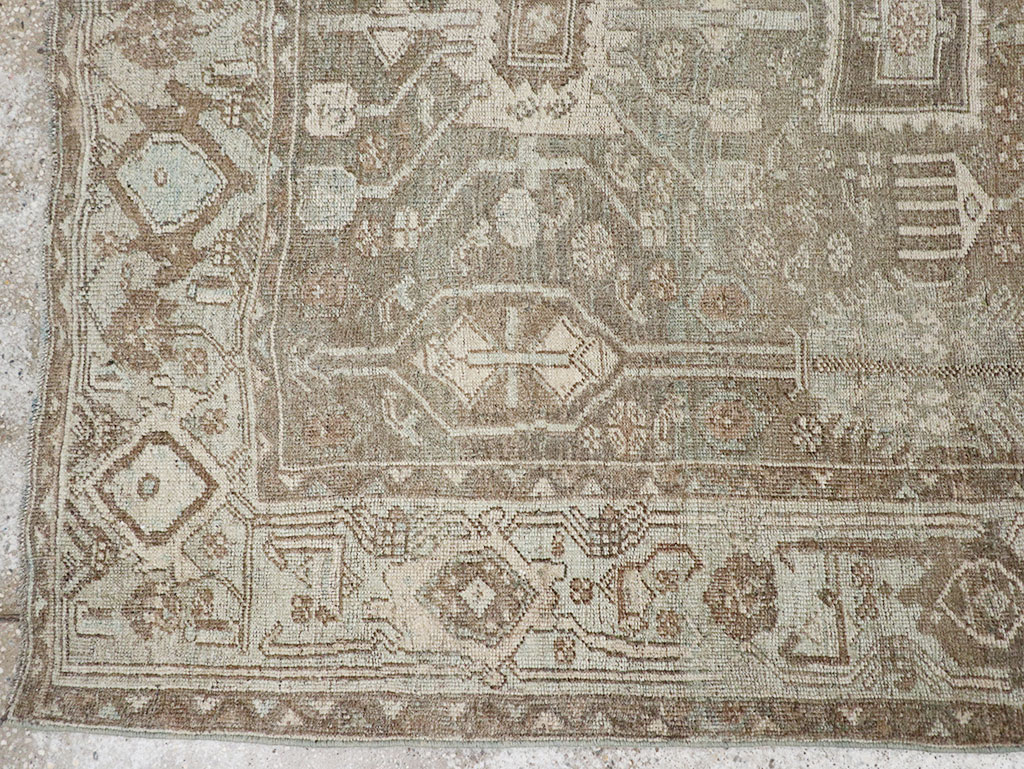 Antique Persian Kurd Bidjar Runner, No.32777 - Gsblank