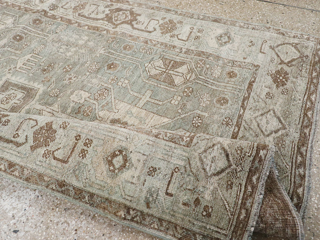 Antique Persian Kurd Bidjar Runner, No.32777 - Gsblank