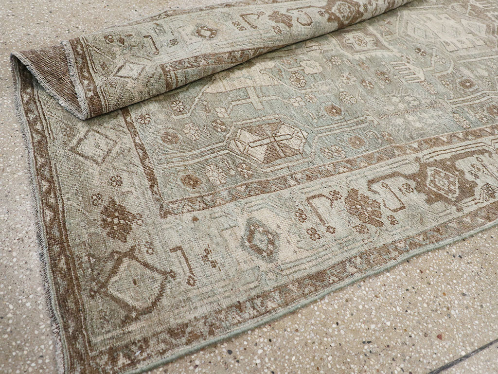 Antique Persian Kurd Bidjar Runner, No.32777 - Gsblank