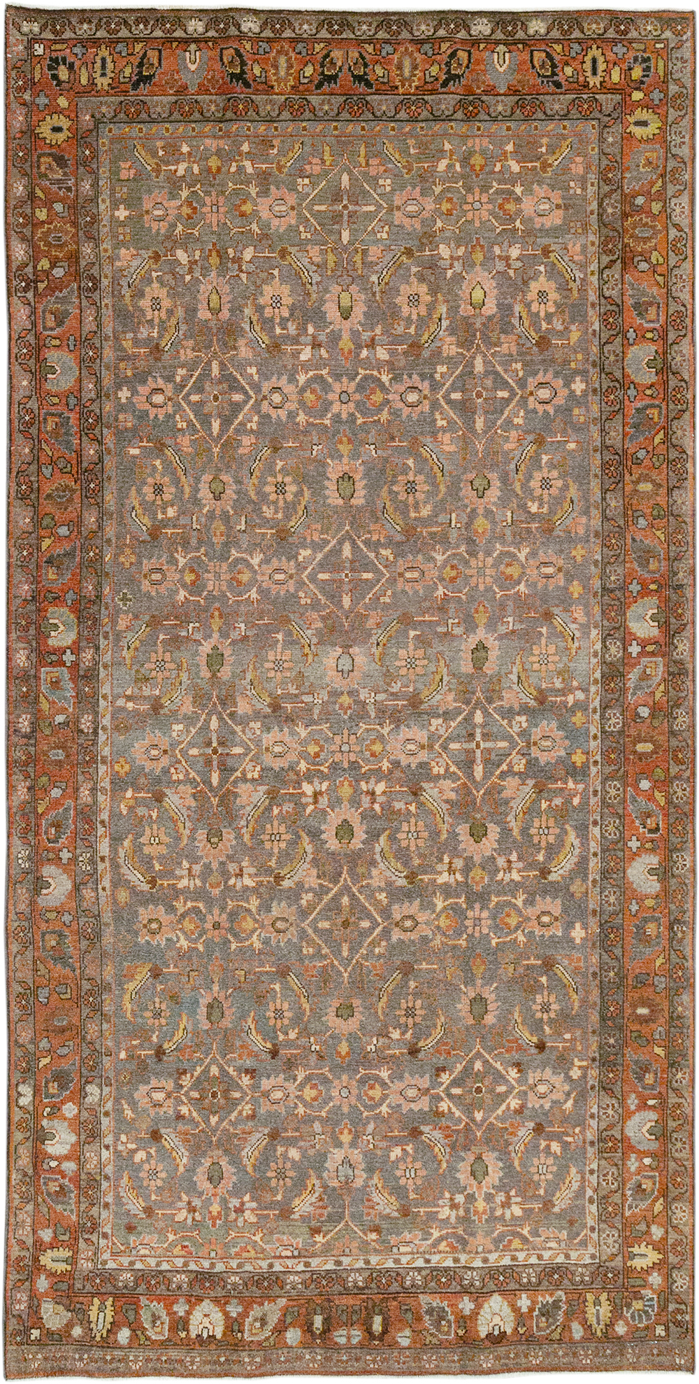 Antique Persian Bakhtiari Gallery Rug, No.32778 - Gsblank