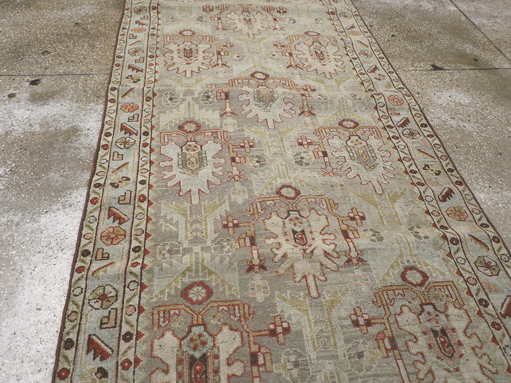 Vintage Persian Malayer Long Runner, No.32779 - Gsblank