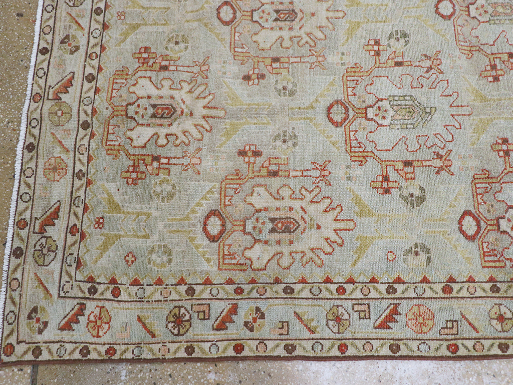 Vintage Persian Malayer Long Runner, No.32779 - Gsblank