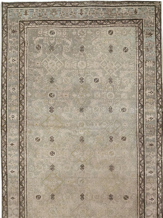 Vintage Persian Malayer Runner, No.32780 - Gsblank