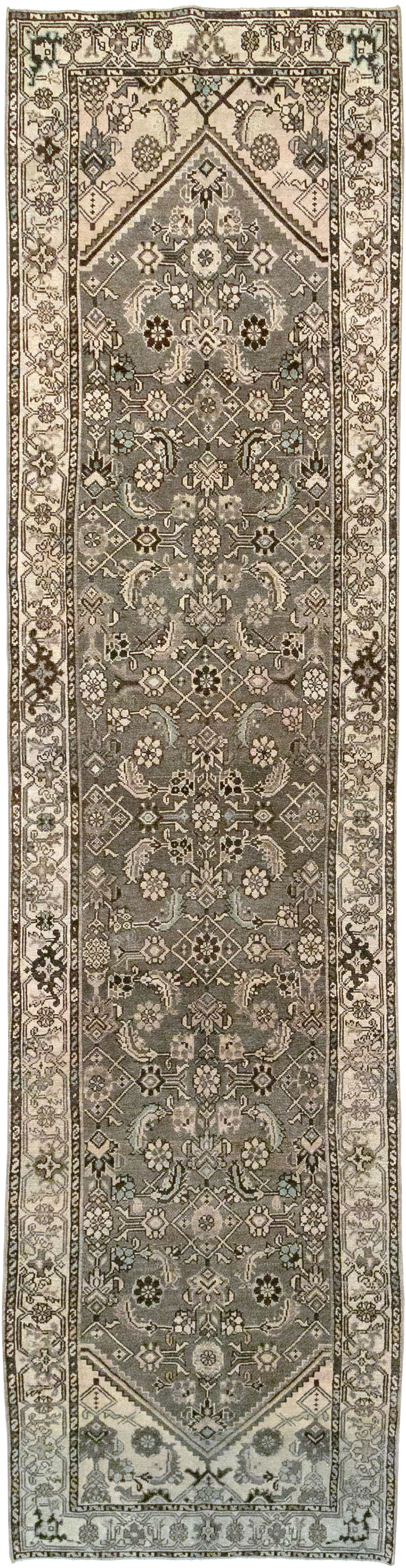 Vintage Persian Malayer Runner, No.32782 - Gsblank
