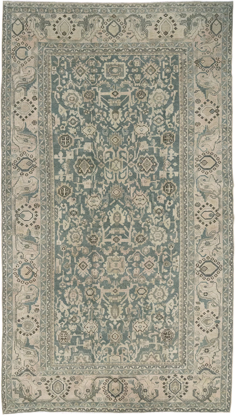 Vintage Persian Malayer Rug, No.32786 - Gsblank