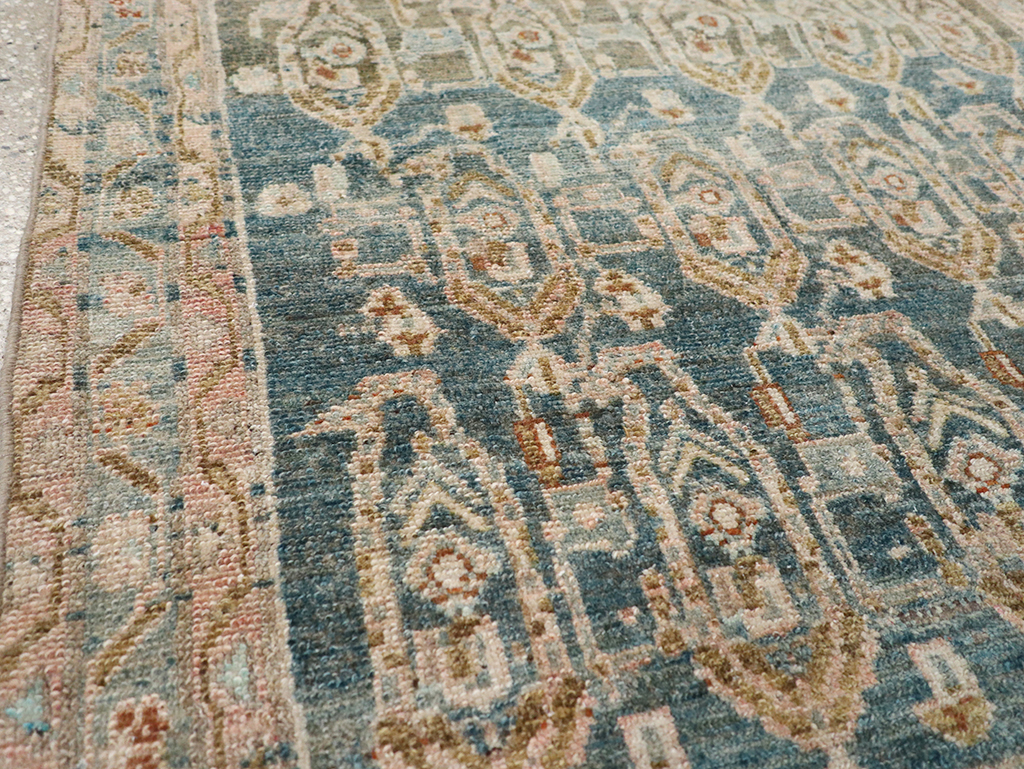 Vintage Persian Malayer Throw Rug, No.32796 - Gsblank