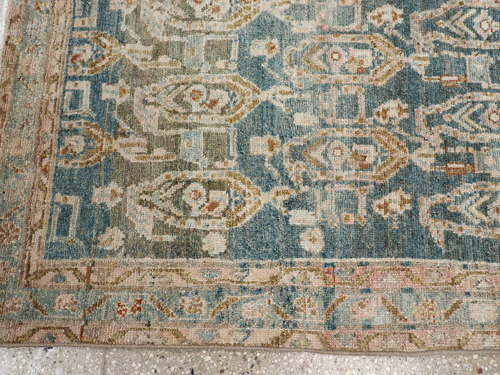 Vintage Persian Malayer Throw Rug, No.32796 - Gsblank