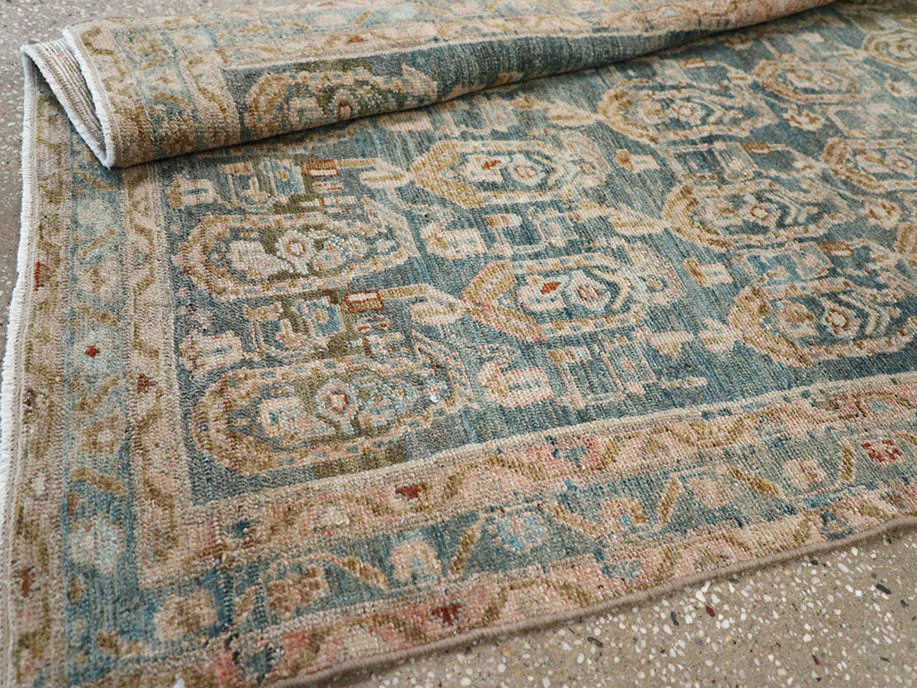 Vintage Persian Malayer Throw Rug, No.32796 - Gsblank