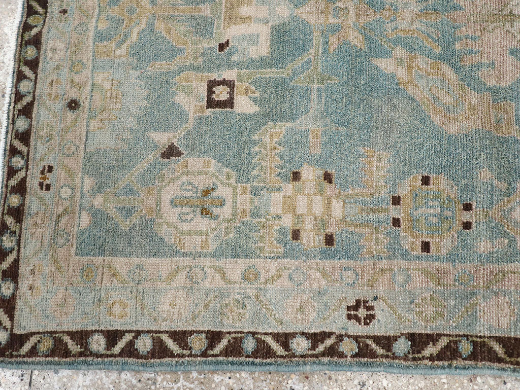 Vintage Persian Malayer Throw Rug, No.32799 - Gsblank