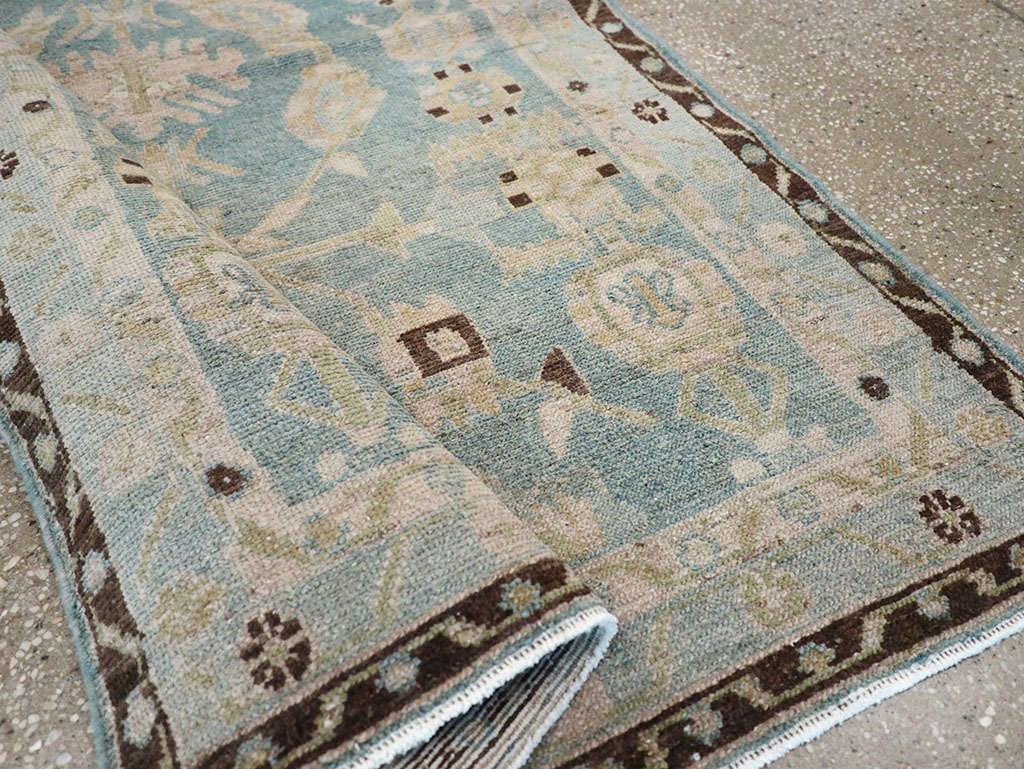 Vintage Persian Malayer Throw Rug, No.32799 - Gsblank