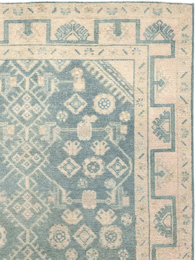 Vintage Persian Malayer Throw Rug, No.32801 - Gsblank