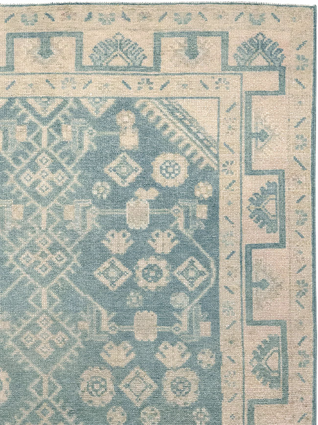 Vintage Persian Malayer Throw Rug, No.32801 - Gsblank