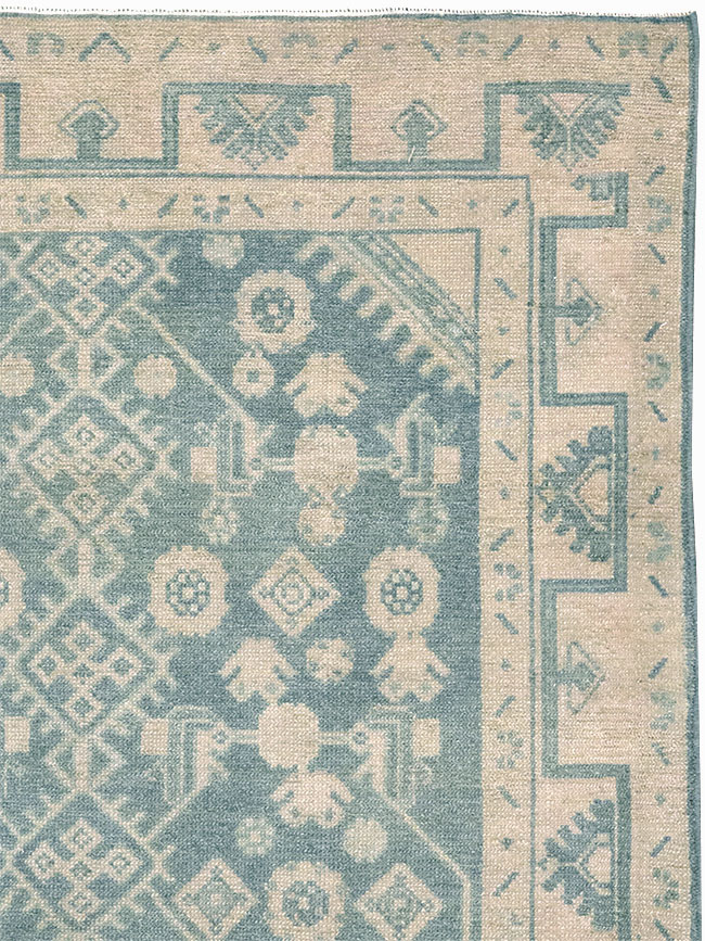 Vintage Persian Malayer Throw Rug, No.32801 - Gsblank