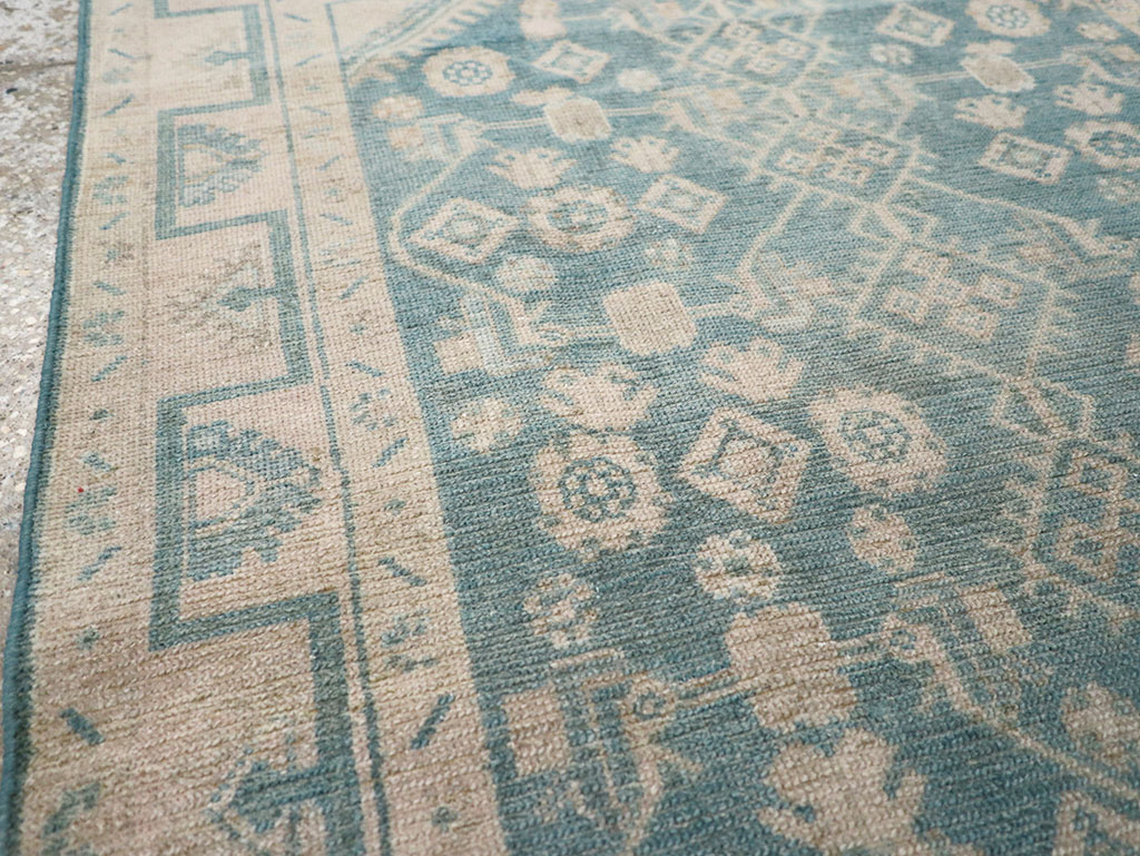 Vintage Persian Malayer Throw Rug, No.32801 - Gsblank