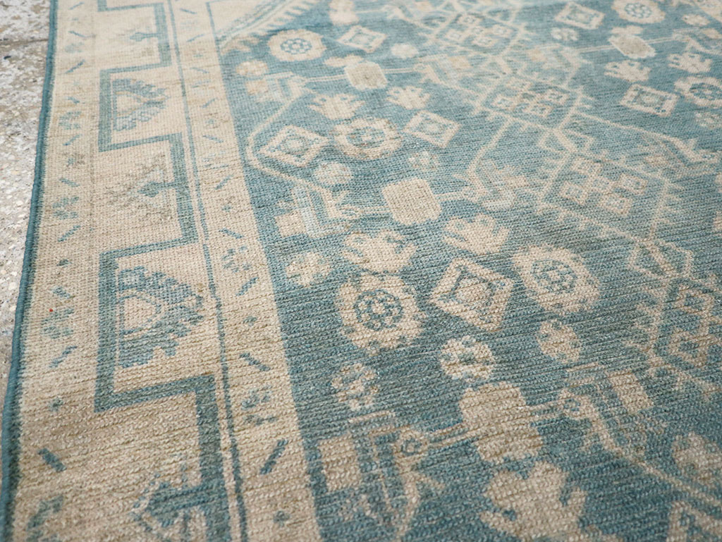 Vintage Persian Malayer Throw Rug, No.32801 - Gsblank