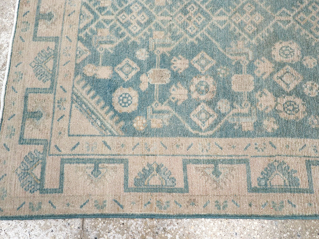 Vintage Persian Malayer Throw Rug, No.32801 - Gsblank